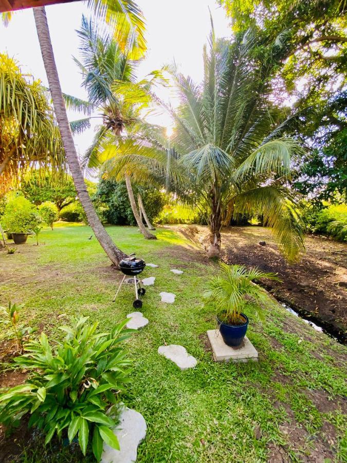 Villa Gaïa - Bungalow Ti-Spa et son jacuzzi privé dans un jardin tropical, séjour en amoureux ou en famille Le Diamant Extérieur photo